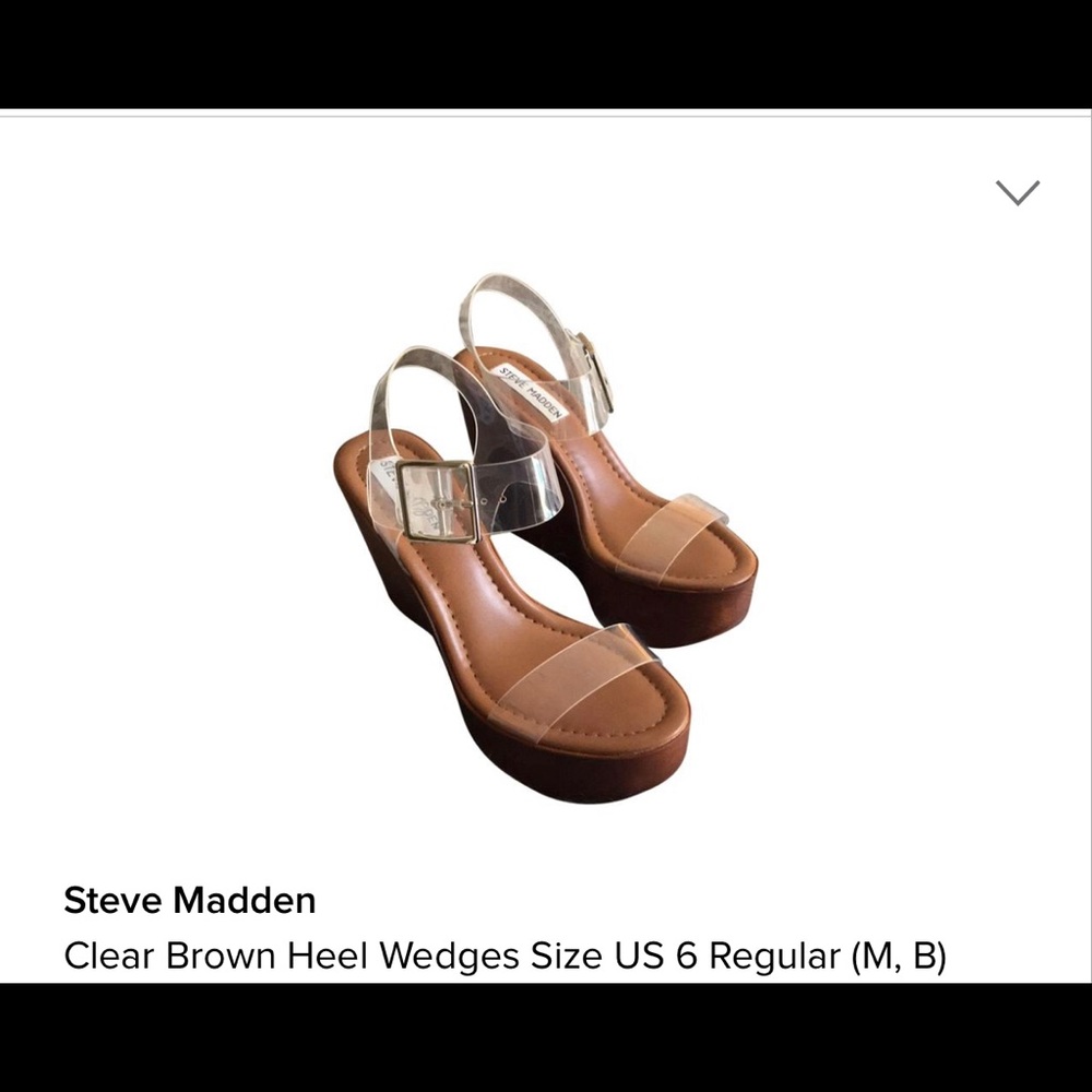 Steve Madden Clear Heels